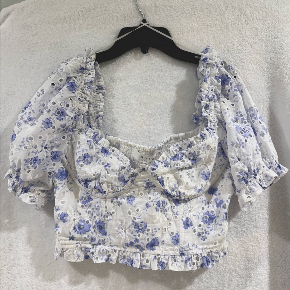 Astr Blue Feronia Women's Top